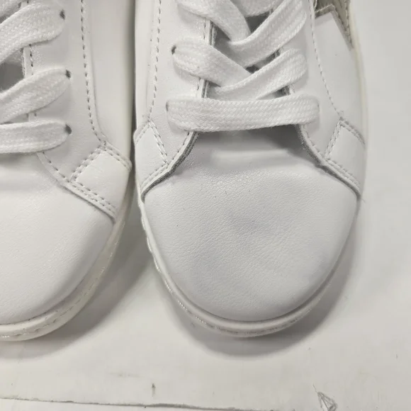 Vintage Havana Carla White Sneakers with Gold Star & Extra Laces Women's Size 9 - Picture 12 of 12